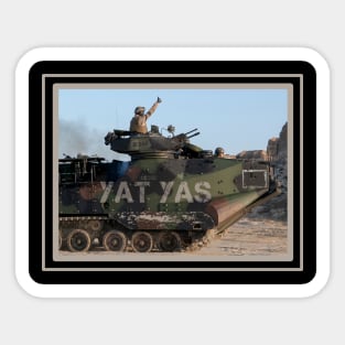 YAT YAS Amtrac AAV Amphib Crew Sticker